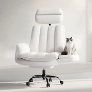 Ergonomic Wide Office Chair with Cross Arms & Footrest