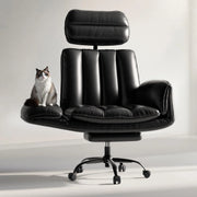 LBGYZ02 Office Chair Wide Cross Legged Heavy Duty Desk Chair-black