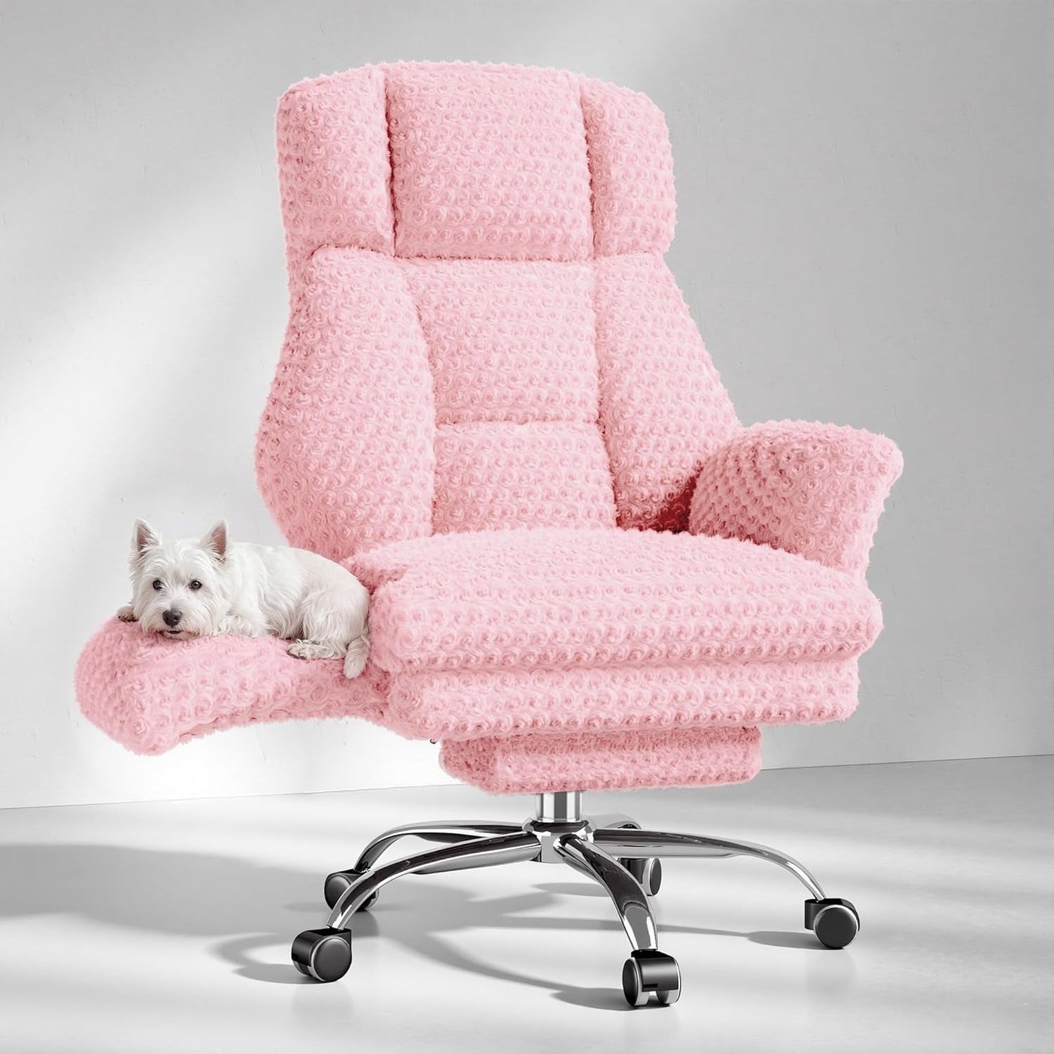 LB01 Office Chair Wide Cross Legged Heavy Duty Desk Chair