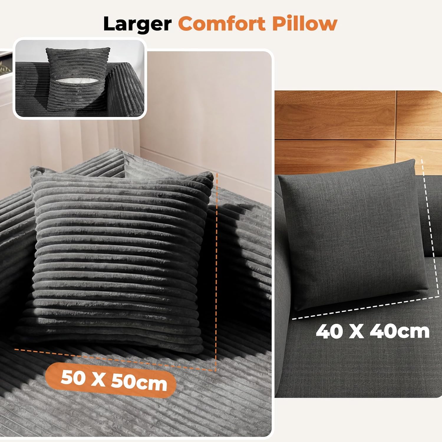 LHMSF14 Sofa Bed 5 in 1 High Backrest Double Sofa Bed