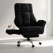 LBGYZ01 Office Chair Wide Cross Legged Heavy Duty Desk Chair,black