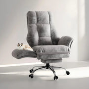 LBGYZ01 Office Chair Wide Cross Legged Heavy Duty Desk Chair-gray