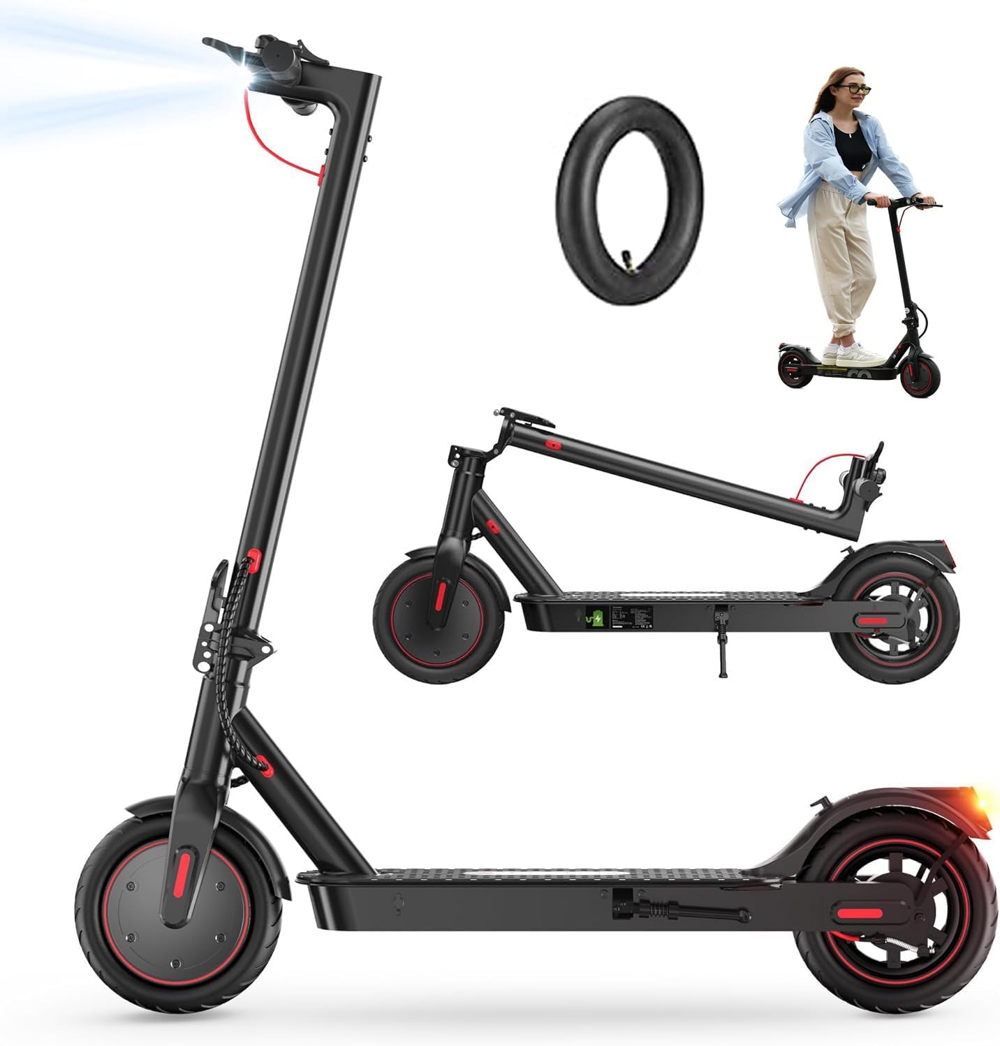 i8 Electric Scooter 350W 20–30KM Range 8.5 Inch Tyres 3 Speed Modes