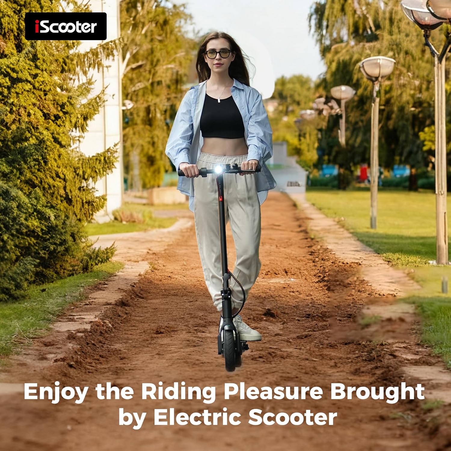 i8 Electric Scooter 350W 20–30KM Range, 8.5 Inch Tyres, 3 Speed Modes