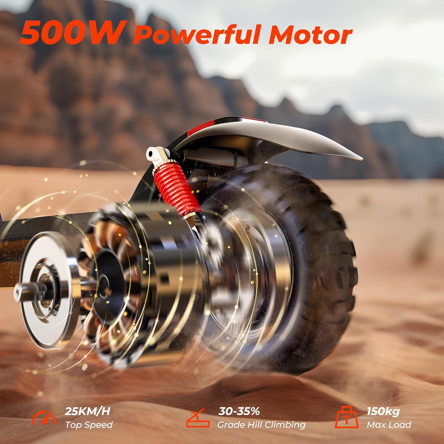 iX6 Electric Scooter 350W Motor 34KM Range 42V 7.8Ah Battery