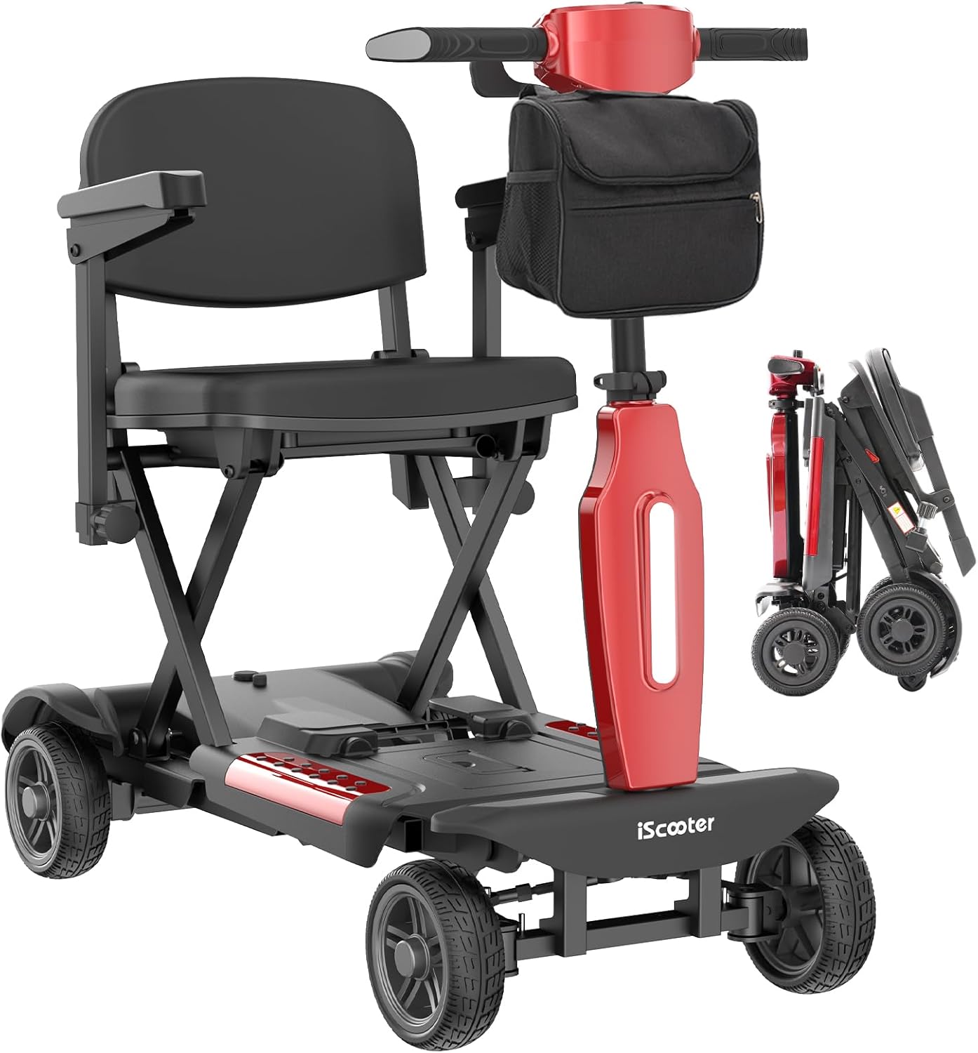 X11 Folding Mobility Scooter 250W Motor 30KM Range 24V 15.6Ah