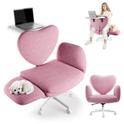 LBGYZ06 Criss Cross Office Chair with Laptop Tray Desk Chair