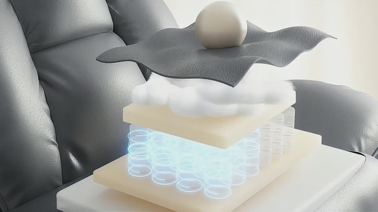 Load video: Big and Tall Office Chair with Flip-Up Armrests