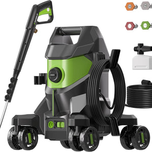 W90 2000W Electric Pressure Washer 345 Bar with Foam Cannon
