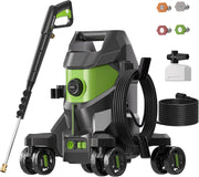 W90 2000W Electric Pressure Washer 345 Bar with Foam Cannon